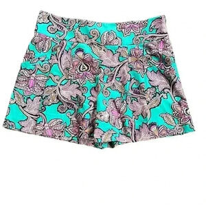 Loft Paisley Print Shorts Size 8